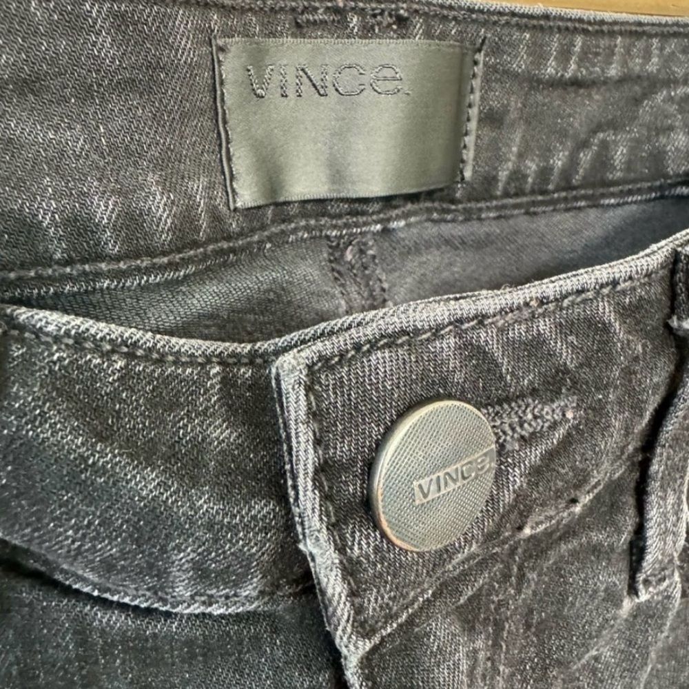 CLEARANCE! Black Vince Skinny Jeans Size 26 EUC - Picture 7 of 8